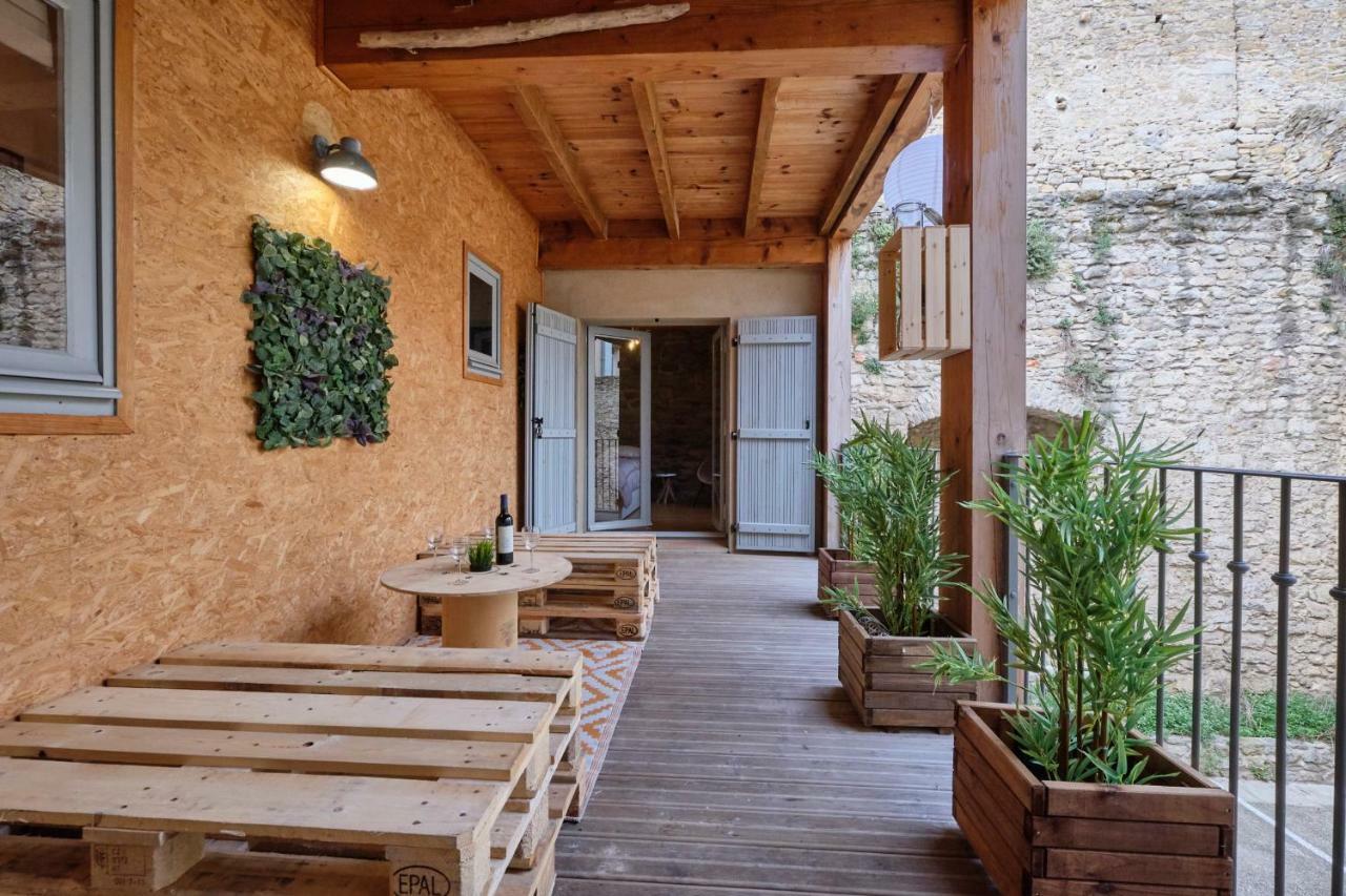 Melina - Appartement Dans Les Remparts De La Bastide Avec Parking Et Terrasse Каркассонн Екстер'єр фото